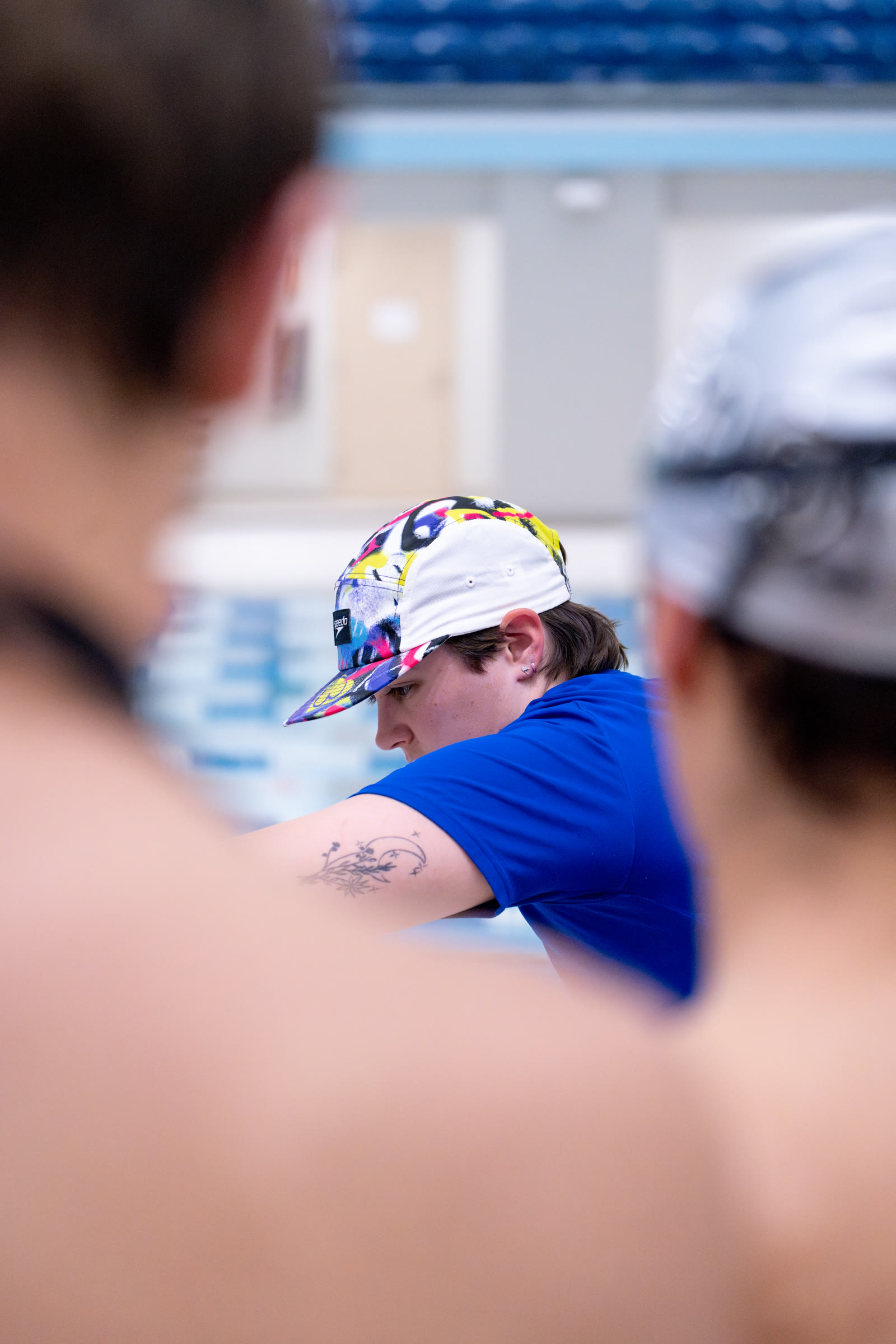 Stroke work in the Olympic pool