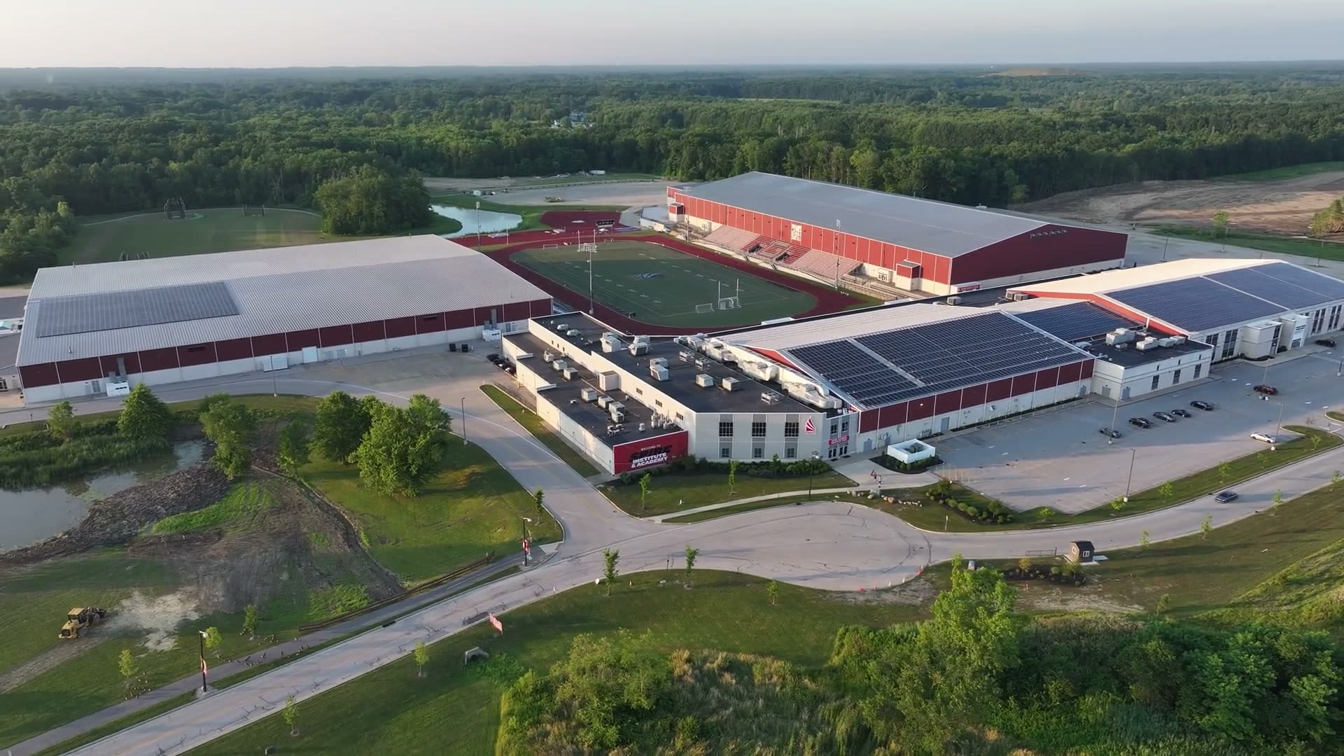 Aerial view of the SPIRE campus