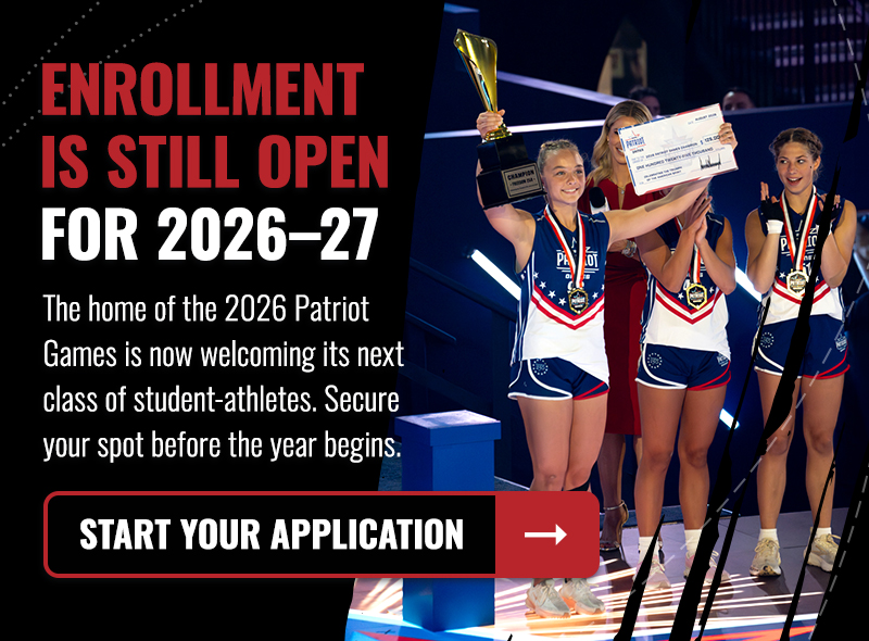 The home of the 2026 Patriot Games is now welcoming its next class of student-athletes.